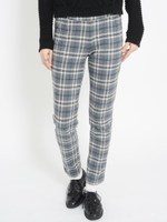 TARTAN PLAID SKINNY PANT/グレー