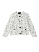 [L]フリンジニットカーディガン/ピンク系(471)