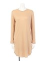 【BED&BREAKFAST】Soft Broad Stitch Crew-neck Dress/BEIGE