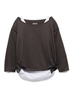 【emmi studio】サイドレイヤードトップス/CGRYxSAX