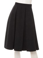 タックプリーツスカート/キャメル