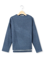 ボトルネックドロップショルダーカットソー/グレー(012)