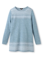 ラメ混ジオメ切り替えニット/ライトパープル(481)