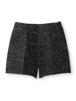 ラメ入りツイードショートパンツ/ボルドー(464)