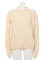 【DEBY DEBO】RONY SHORT FRINGE DRESS/ECRU