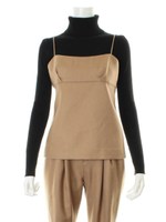 ウールボタニーセットアップキャミプルオーバー/ブラック