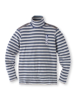 クアトロサーモボーダーハイネックカットソー/ブラック(119)