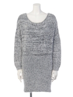 シャギーグラマラスニットワンピース/MIX