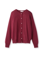 ハイゲージニットカーディガン/ブラック(019)