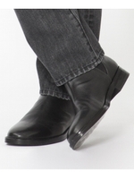 レザーサイドゴアブーツ/ダークブラウン(043)