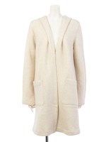 【ROSE BUD】HOODED GOWN COAT/IVORY