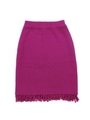 フリンジニットスカート/ピンク