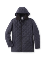 マルチフェイスドキルトブルゾン/チャコールグレー(014)