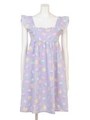 CANDY HEART HEARTS ONE-PIECE/LAVENDER
