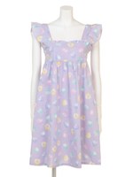 CANDY HEART HEARTS ONE-PIECE/LAVENDER