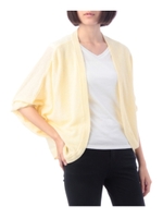 コットン混ボレロカーディガン/レモンイエロー(031)