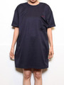 刺繍ビックTシャツ/Navy