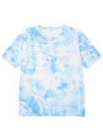 オーシャンプリントTシャツ/サックス(190)