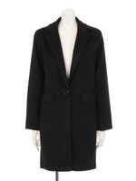 シャギーチェスターコート/チャコール