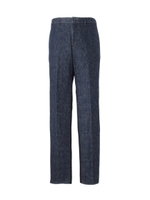 デニム×メルトンスラックス/ブルー系(094)