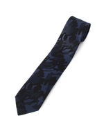 ボーラーカモフラ ジャガードタイ/ネイビー(593)