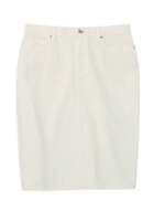 帆布タイトスカート/オフホワイト(003)
