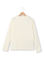 裏起毛ボトルネックカットソー/ブラック(019)