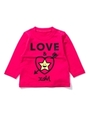 L/S TEE LOVE & HART(4T〜7T) /アッシュ