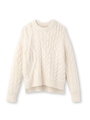 カールプルオーバニット/オフホワイト(003)