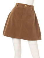 ベロアフレアSK/ベージュ