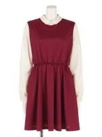 リトルスターコビニャーフェイクレイヤードワンピース/アイボリー