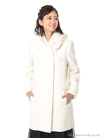 ウールビーバービックフードコート　2/シロ