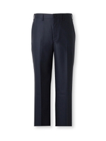 シャイニーヘリンボンドレスパンツ/ブルー系(094)