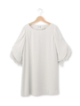 袖フェザーワンピース/ライトグレー(111)