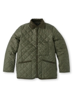 LAVENHAM コールテン衿キルトジャケット/カーキ系(520)