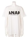 『ANAP』ロゴBIGTシャツ/ブラック(027)