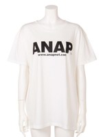 『ANAP』ロゴBIGTシャツ/ブラック(027)
