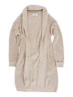 【Casual】ショールニットカーデ/グレー