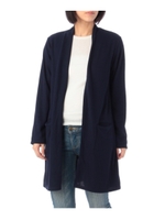 サカリバネックカーディガン/ダークグリーン(023)