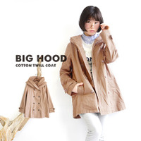 BIGフードダブルボタンコート
