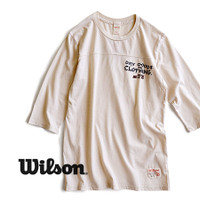 WILSON（ウィルソン）DRY GOODS and CLOTHING フットボールTシャツ［メンズ］