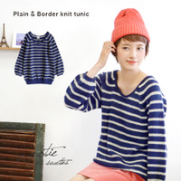 もちもちニットコクーンチュニック