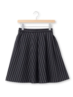 レジメンタルストライプスカート/ネイビー(393)