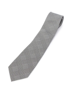 千鳥グレンチェック ネクタイ/ブラック系(215)