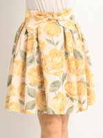 【LIZ LISA】スウィート大花スカート/イエロー