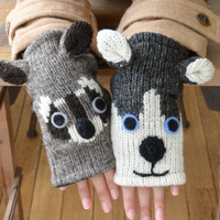 どうぶつくん指だしグローブ