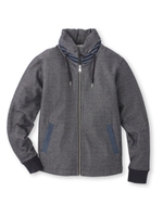 カラートップ裏毛 ボリュームネックパーカー/ブルー系(094)