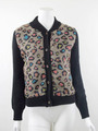 ヒョウオーガンジーニットブルゾン/MI