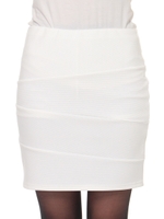 切替バンテージスカート/ホワイト