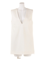 MILANO RIB CUT&SEWN　TUNIC/ホワイト